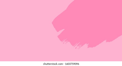Pink abstract brush stroke background for presentation design
