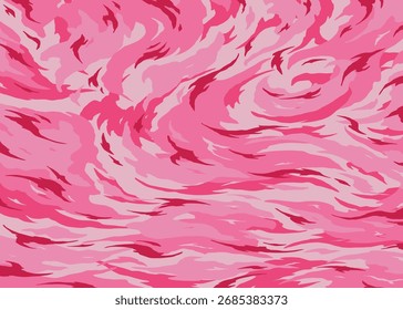 Pink Abstract camouflage pattern background. Vector illustration art backdrop