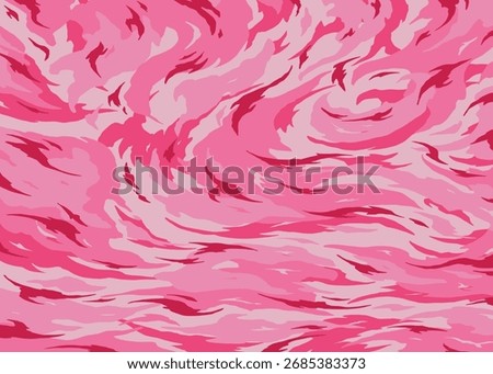 Pink Abstract camouflage pattern background. Vector illustration art backdrop