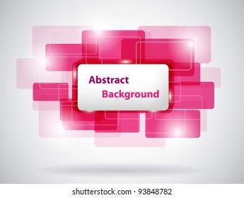 pink abstract card. vector illustration