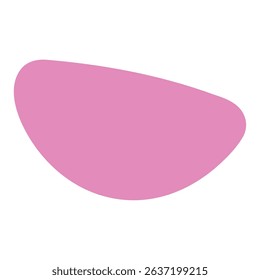 Pink Abstract Element Organic Shape