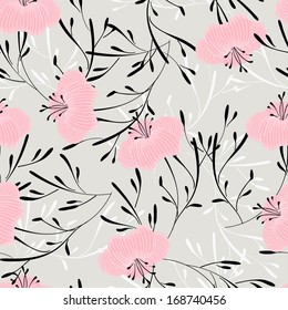 Pink abstract flower