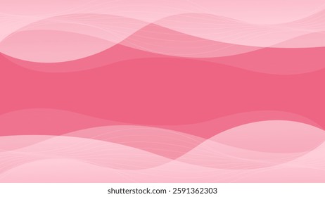 Pink abstract fluid wave background. Modern beauty dynamic wallpaper. Suitable for banners, templates, sales, ads, events, covers, presentations, websites, and pages