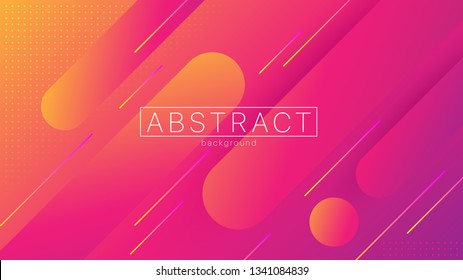 Pink abstract geometric background