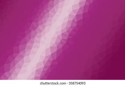 Pink abstract geometric low poly background. Abstract vector wallpaper. Vector illustration for business, web, and applications.