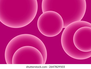 Pink abstract glowing rounded background, digitalization futuristic backdrop
