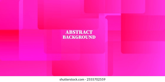 Pink abstract gradient background with geomagnetic square shapes and light pink colour pattern vector illustration.