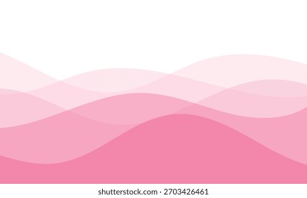 Fundo de gradiente abstrato rosa com divisores brancos ondas vetor ilustração .EPS 10 .