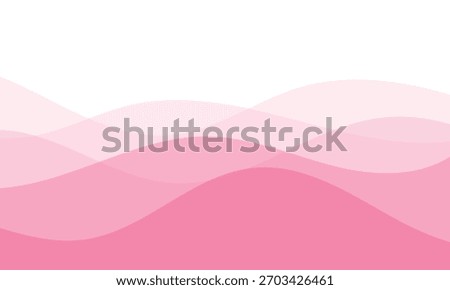 Pink abstract gradient background with white dividers waves vector illustration .EPS 10 .