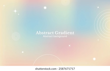 Pink abstract gradient starry sky background