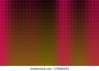 
Pink Abstract Halftone Background, Vector Dots Design