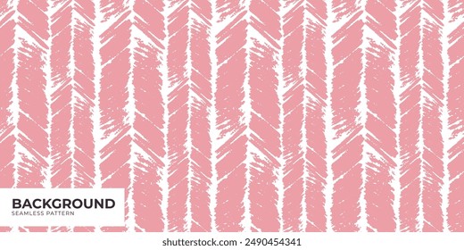 Patrón rosa abstracto sin costuras de espiga. Ilustración vectorial. Adorno monocromo. Garabatos al azar a lápiz. Fondo del grunge para el embalaje, textiles, Fondo de pantalla, cuadernos