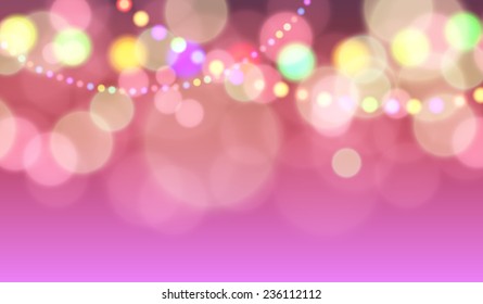 Pink Abstract holiday vector background
