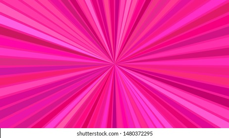 Pink abstract hypnotic striped starburst background design - vector blast illustration