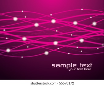 Pink Abstract Lines Design