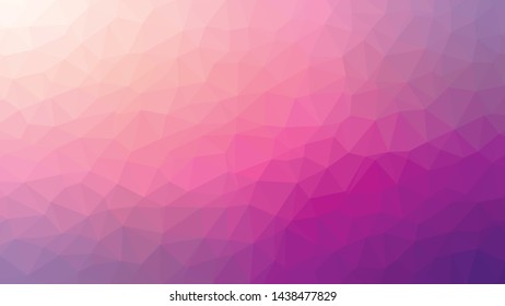 Pink Abstract Low Poly Background. Geometric backdrop in Origami style with gradient. Textured pattern for your website.