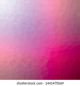 Pink Abstract Low Poly Background. Geometric backdrop in Origami style with gradient. Textured pattern for your website.