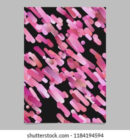 Pink abstract modern diagonal gradient stripe pattern page background template - vector stationery design