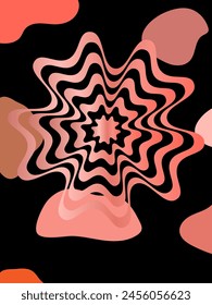Fondo de degradado rosa Abstractas y natural para flyer, póster