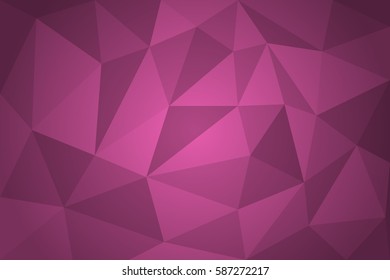 pink abstract polygon art wallpaper background.vector and illustration