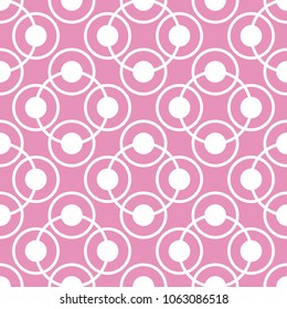 pink abstract seamless pattern