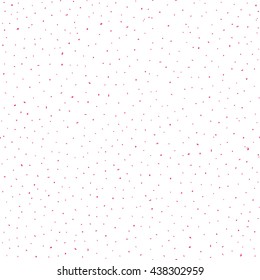 Pink abstract seamless pattern of dots, paint splashes.