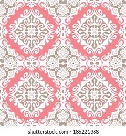 Pink abstract Seamless pattern vector