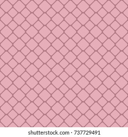 Pink abstract seamless rounded square grid pattern background design - vector graphic design