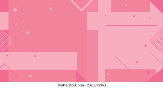 Diseño de fondo de formas abstractas rosadas