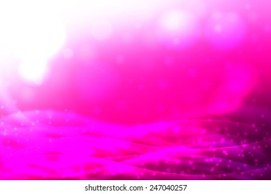 Pink abstract smooth blur background with blurry lights.