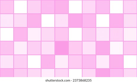 Fondo de mosaico cuadrado rosado abstracto	