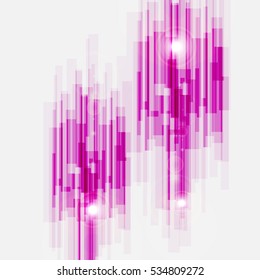 Pink abstract straight lines background, stock vector