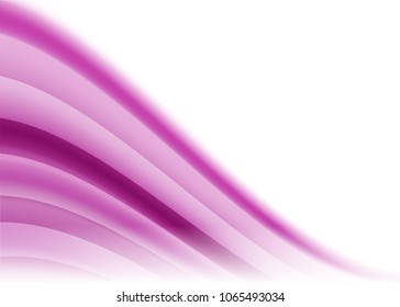 Pink abstract template for card or banner. Metal Background with waves and reflections. Business background, silver, illustration. Illustration of abstract background with a metallic element