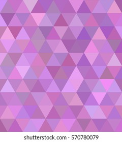 Pink abstract triangle tile mosaic background design