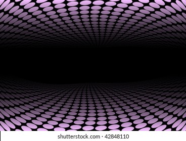 Pink abstract valley