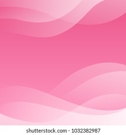 Pink Abstract Vector Background with Waves for Use in Design. Modern Colorful Texture.