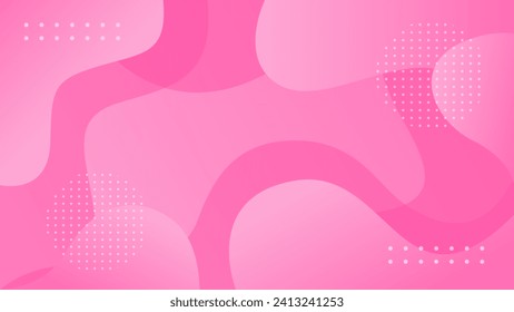 Pink abstract vector background. Wavy and fluid gradient elements. Dynamic shape composition. Suitable for wallpapers, sales banners, events, templates, pages, and others