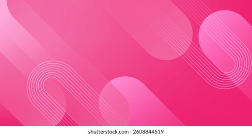 Pink abstract vector background. Wavy and fluid gradient shapes. Applicable for gift card, Poster on wall poster template, EPS 10
