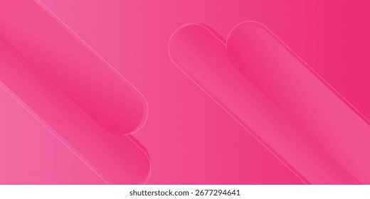 Fundo do vetor abstrato rosa. Formas de gradiente onduladas e fluidas. Aplicável para cartão-presente, Cartaz no modelo de cartaz de parede, EPS 10
