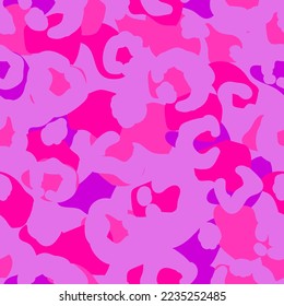 Pink abstract vector seamless pattern
