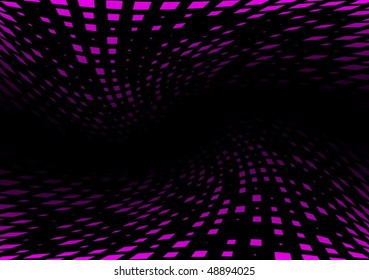 Pink abstract vector tunnel