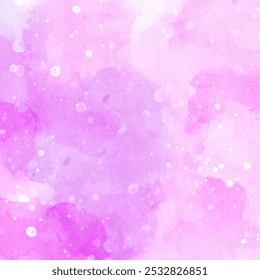 Pink abstract watercolor soft texture background vector. Watercolor brush painted paper texture background for your awesome design.