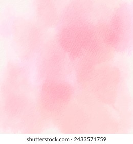 Pink abstract watercolor texture background vector