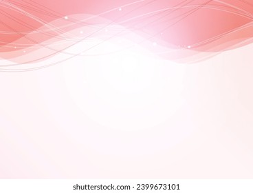 fondo de líneas de onda abstractas rosa