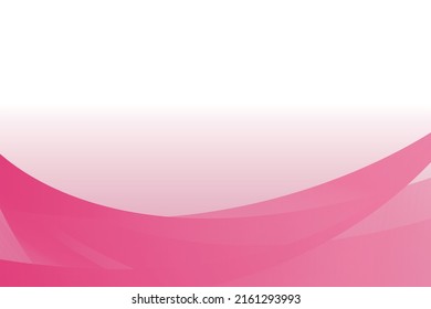 Pink abstract wave lines simulating a horizontal fluid on a white background with pink gradient dotted pattern, ideal for technology, music, science and the digital world