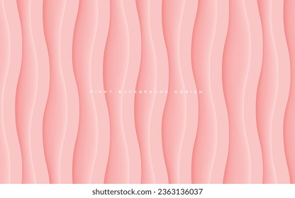rosafarbene abstrakte, gewellte Hintergrundfarbe, dynamisches Licht und Schatten