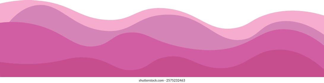 Pink abstract wavy background illustration