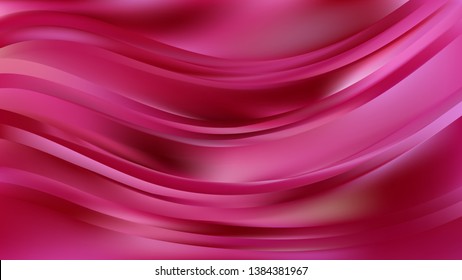 Pink Abstract Wavy Background Image