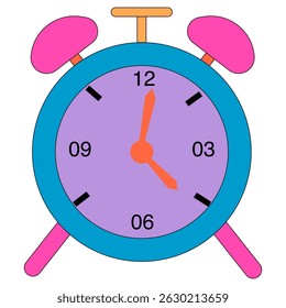 Reloj despertador rosa adecuado para conceptos de gestión del tiempo en blogs, publicaciones en redes sociales y anuncios dirigidos a nichos de organización y productividad.