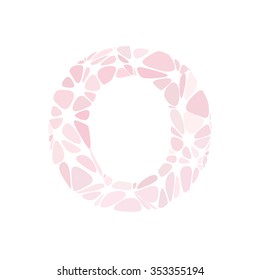 Pink Alphabet Cell Style, Creative Design Templates